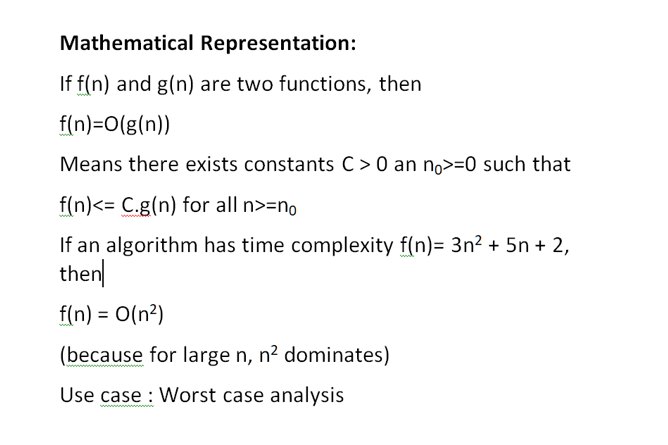 big O notation