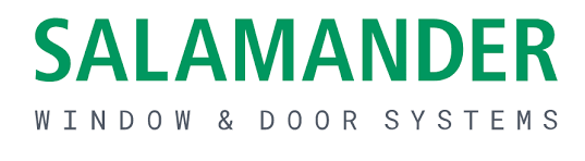 a window and door with the words salamanderer