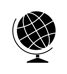 Icon of a globe on an AI strategy and AI tools website