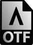 OpenTypeFile Thumbnail Icon