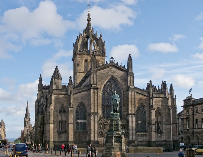 st. giles cathedral view