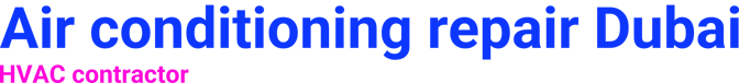 Air conditioning repair Dubai logo