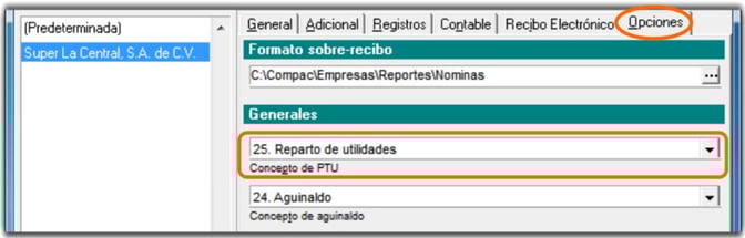 calculo de ptu en contpaqi nominas 2024