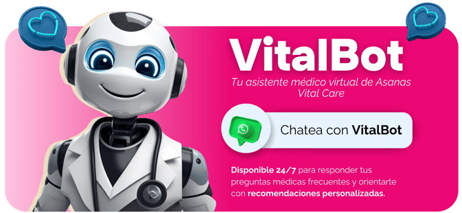 VitalBot, el asistente médico virtual de Asanas Vital Care, disponible 24/7 para responder consultas