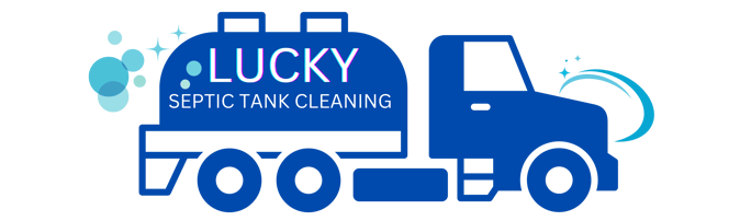 Lucky septic tank cleaning services logo