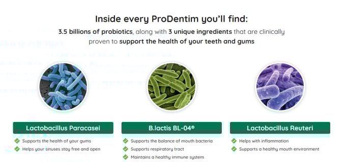 ProDentim 3.5 billions probiotics