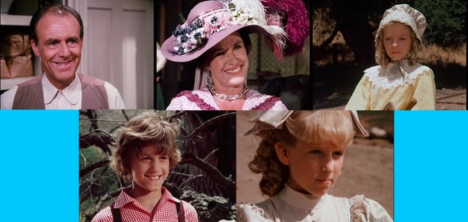 The Oleson Family on Little House on the Prairie