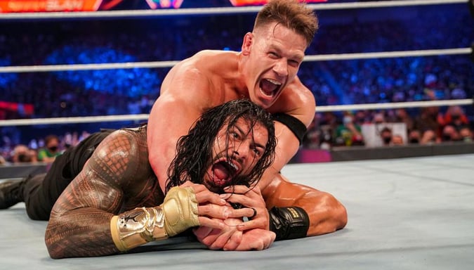 john cena roman reigns