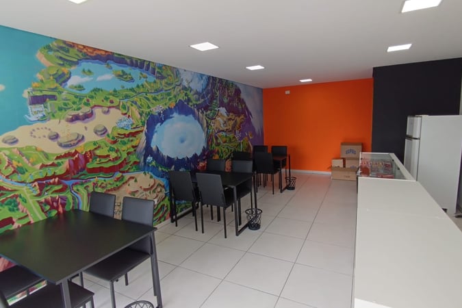 foto do interior da loja ilha hobby store