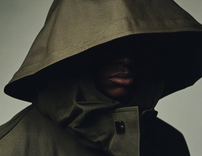 a man in a hoodedie with a hoodie