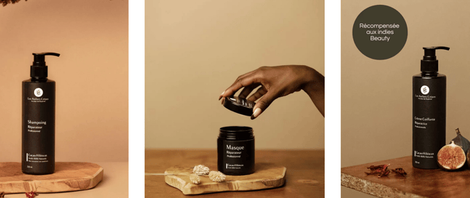 Des produits capillaires de la marque Les Ateliers crépus