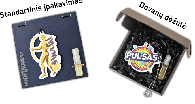 kvapukas pakuotė