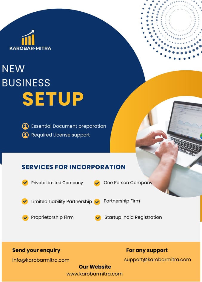 image for new business setup description