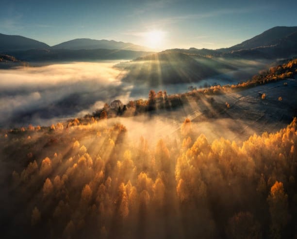 Beautiful sunrise