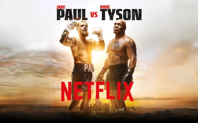 mike tyson jake paul luta netflix boxe