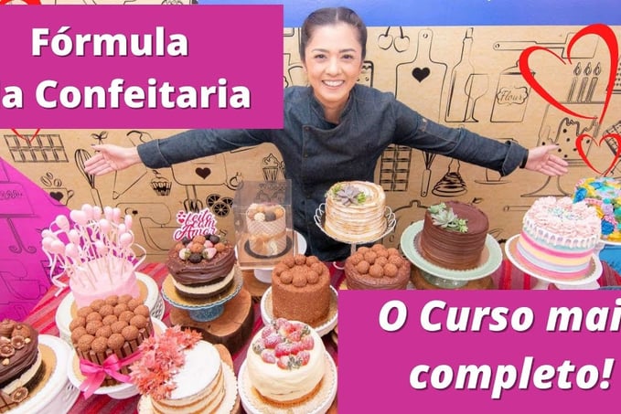 A formula da confeitaria curso completo online com Keity Fujiwasa