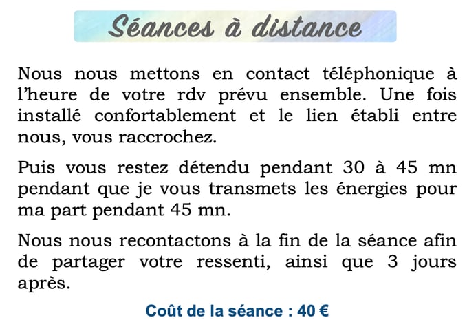 séance de magnétisme holistique harmonisation transmission d'énergies curatives