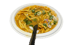 a plate of noodles with noodles and vegetables