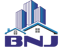 a building with a blue and white logo on it