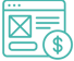 Revenue-optimized website design with landing page wireframe
