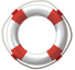 Image of a lifesaver to symbolize how disability and supplemental insurance can be a lifesaver in rough times.