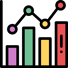a colorful colored barcoden of a barcoden