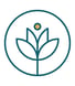 Dark blue lotus icon