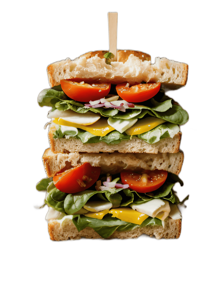 a sandwich sandwich with cheese and lettuce