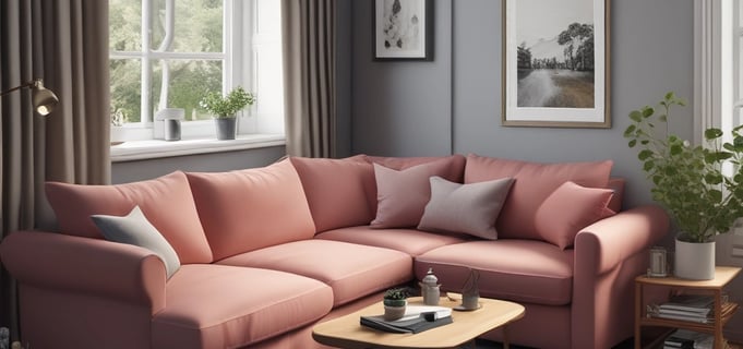 Bright living room with modern inventory