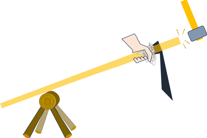 Emmancher une houe, une binette, une serfouette