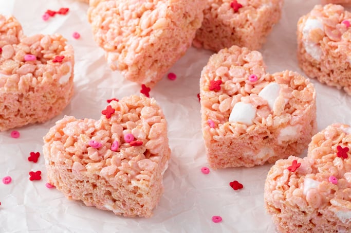 Heart Rice Krispie Treats