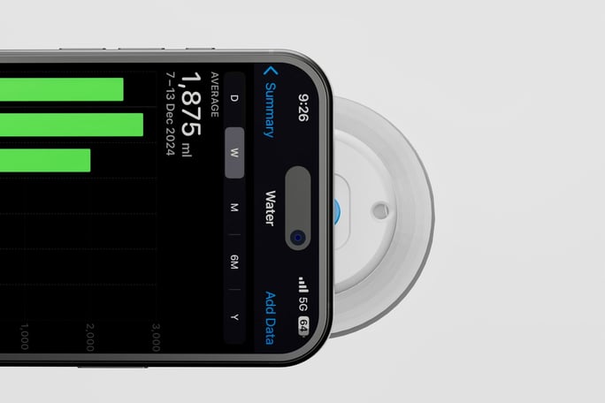 liquisip bottle with smartphone connectivity