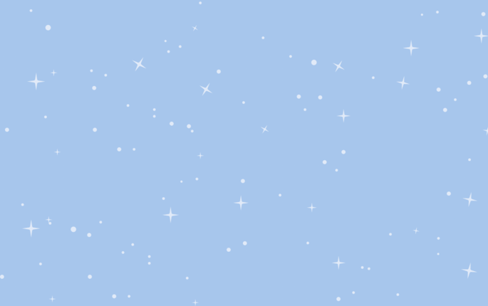 a shower of stars