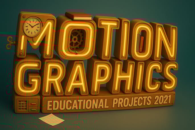 a sign that says motion graphics