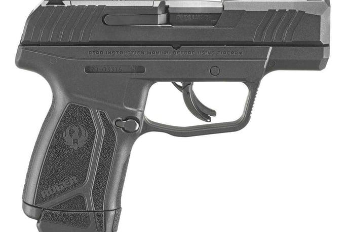 Ruger Max-9 9mm Luger 3.2in Black Oxide Pistol - 12+1 Rounds