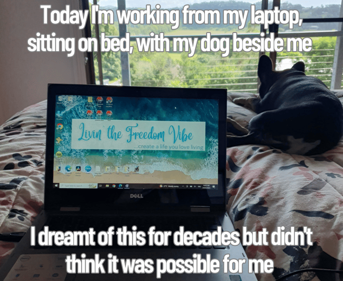 Working from home ~ something I didn't think was possible for me but it is!