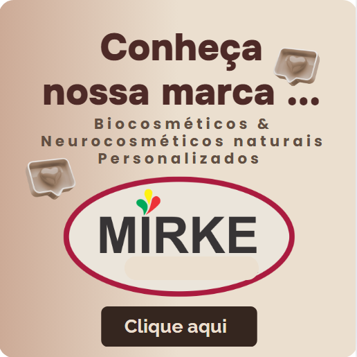 Logo da Marca Mirke Cosmética natural personalizada, saúde e bem estar de Aline e Alcino Maliuk