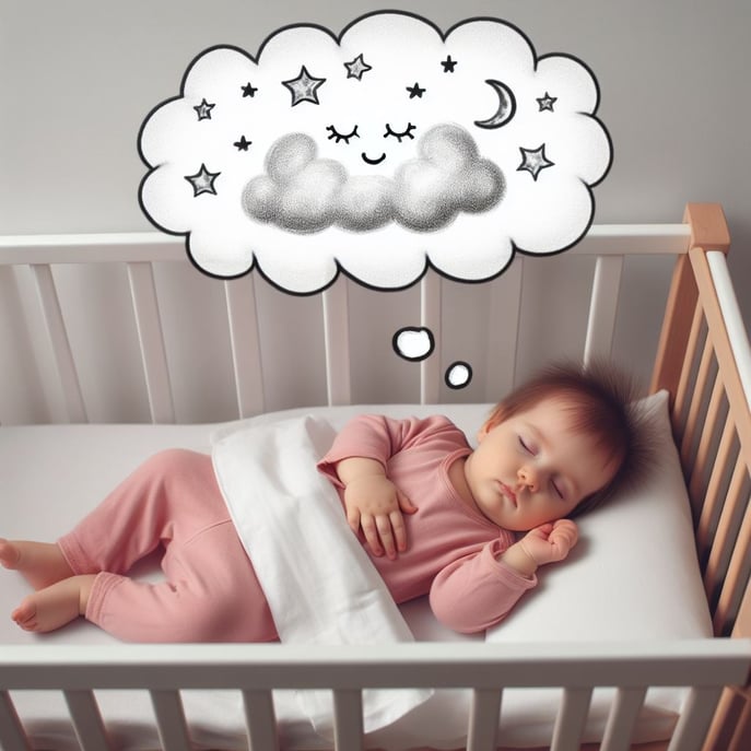 Baby girl sleeping