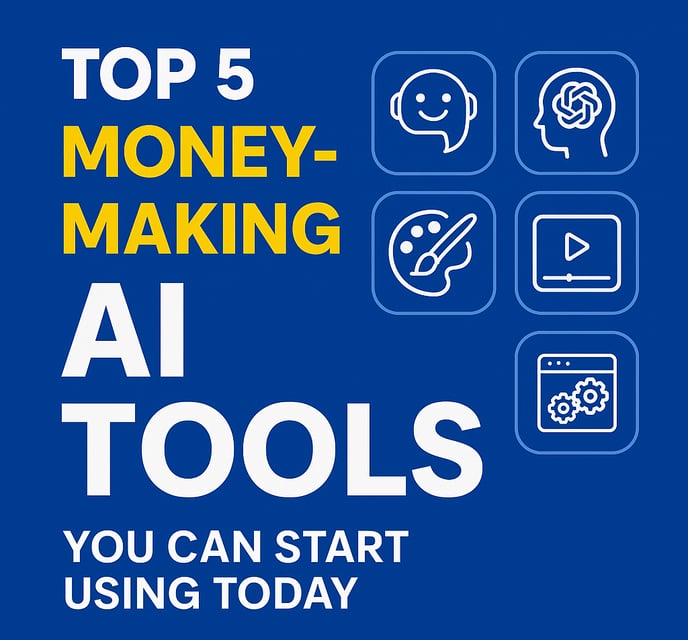Top 5 Money-Making AI Tools You Can Start Using Today (2025 Guide) Thinking about making money with
