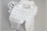 Pantalon blanc tricot bb fait main