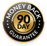 90-day 100% money-back guarantee.