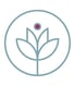 Pale blue lotus icon
