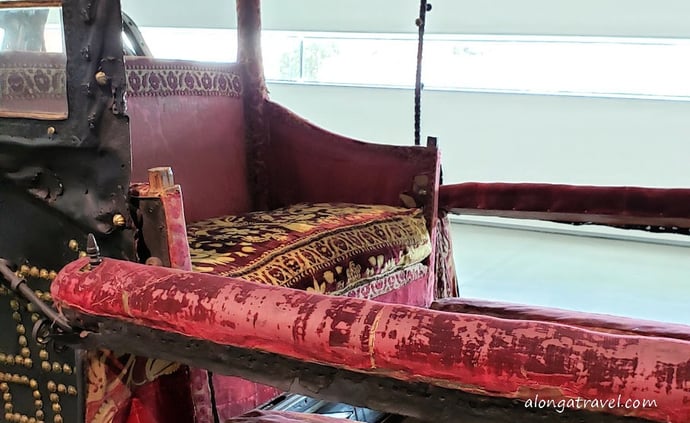 inside 16th century Philip II's Coach