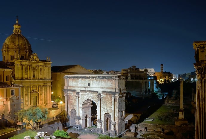 arco triunfal de septimio severo