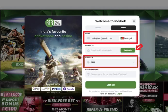 register account OrbitX