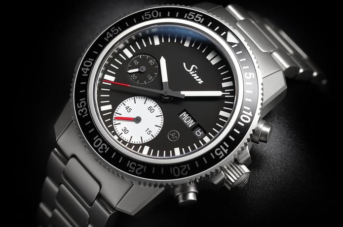 Sinn 613 St Divers Chronograph on H-Link Bracelet