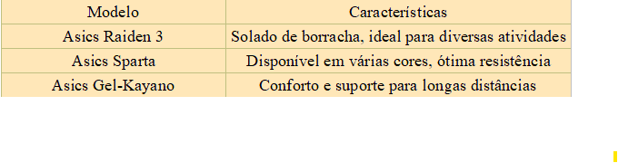 table with tennis characteristics