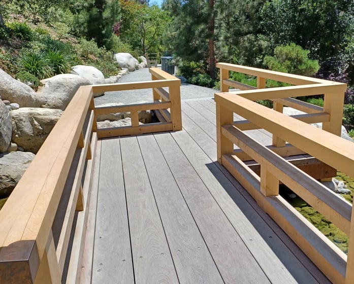 Bridge from the Japanese Garden, San Diego