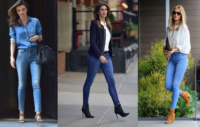 CALÇA JEANS SKINNY