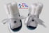 chaussons tricot laine bebe fait main